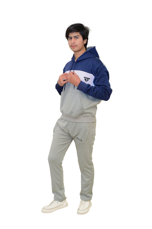 Signature silver - navy white pati